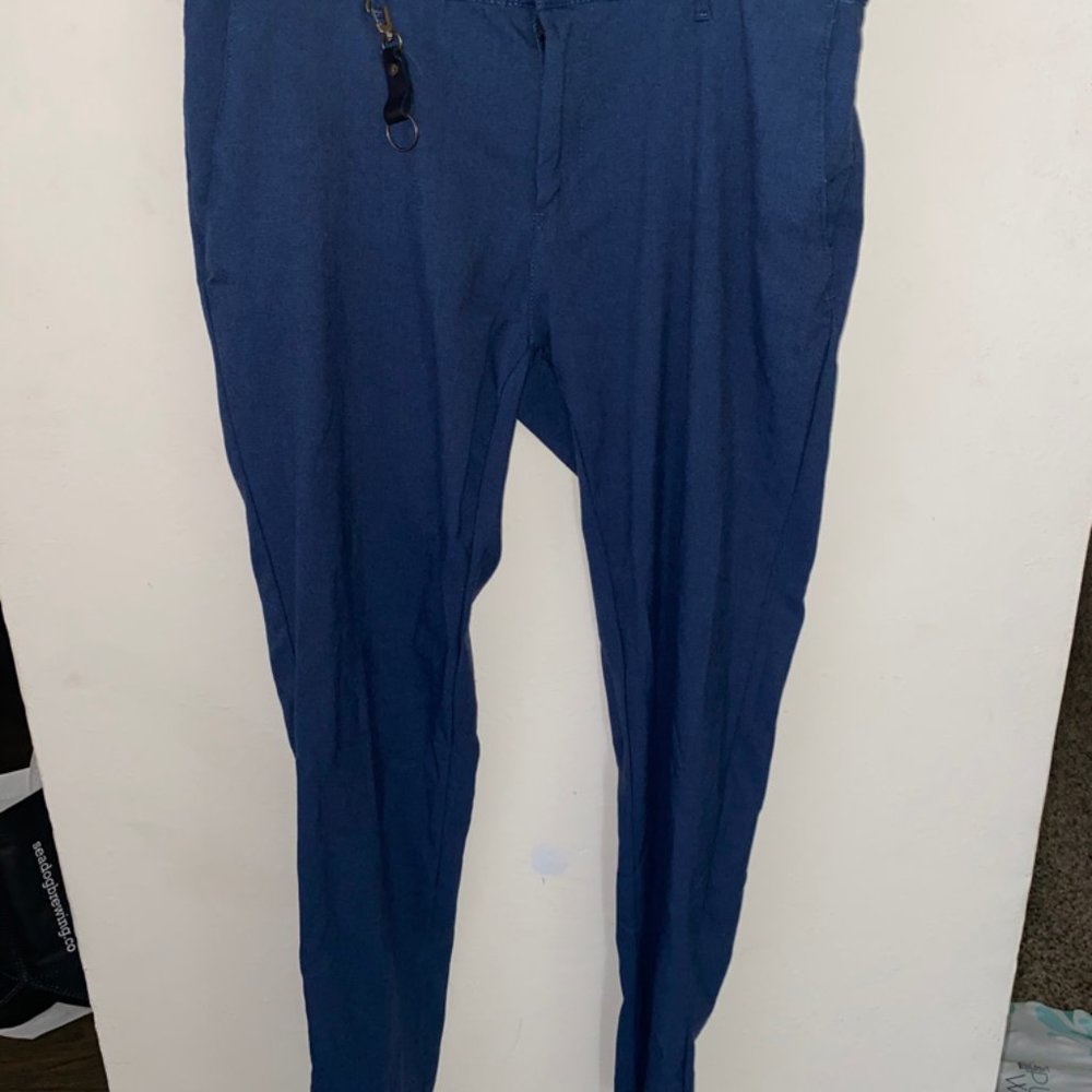 Zara Men's Blue Dress Suit Pants